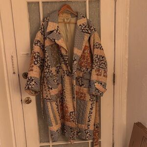 Sea New York Patchwork Quilted Belted Coat